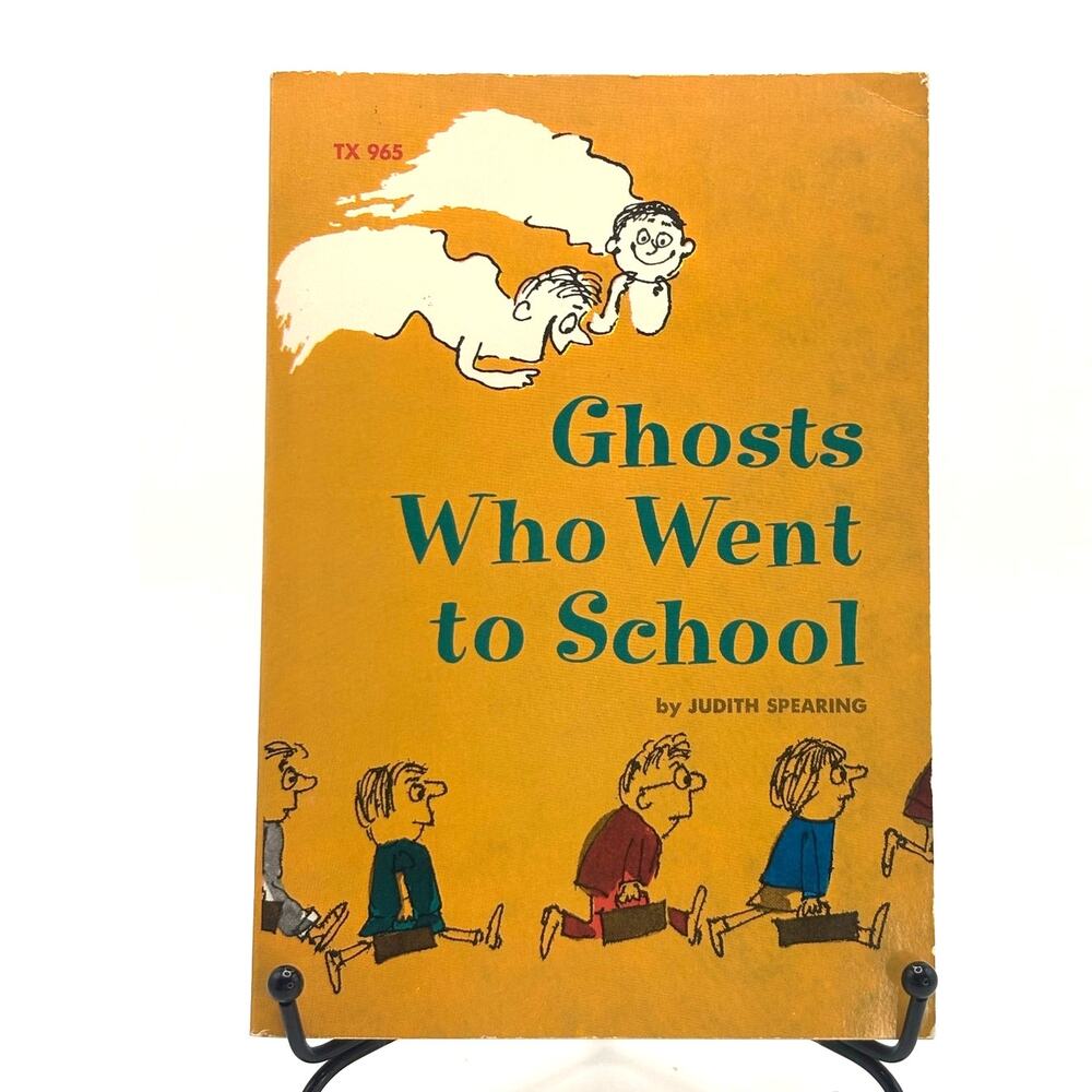 Vintage 1966 Ghosts Who Went to School Scholastic Book by Judith Spearing, PB